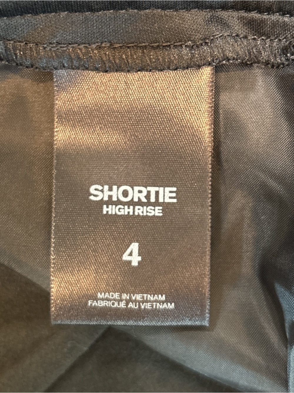 Express Black Faux Leather Bermuda Shorts - Picture 4 of 4